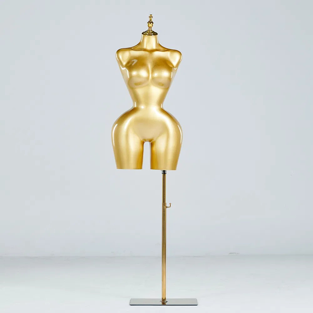 Curvy Bbl Half Body Fabric Big Bust Dress Form Women Mannequin Brazilian Female Mannequins