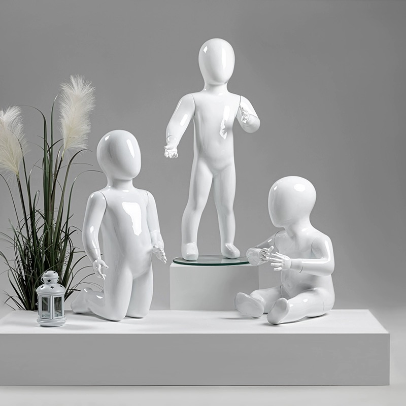 Full Body Wholesale Realistic Kids Mannequins White for Sale