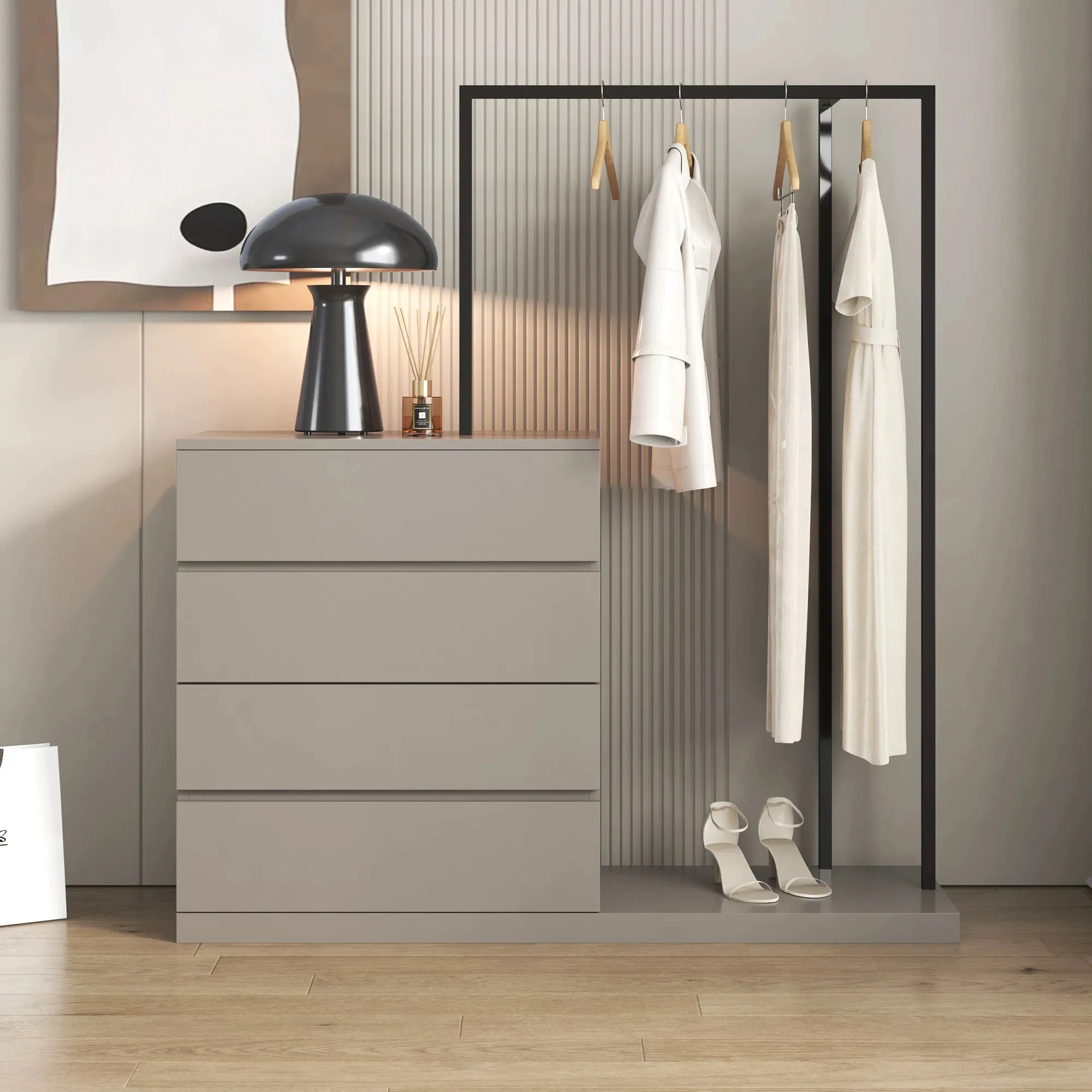 High Quality Garment Hanger Home Bedroom Furniture Clothes Display Coat Rack