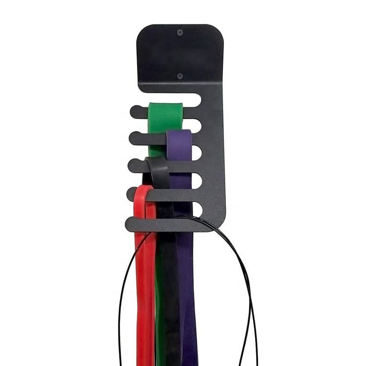 Heavy Duty Wall Mounted Resistance Band Rack Gym Equipment Storage Hanger