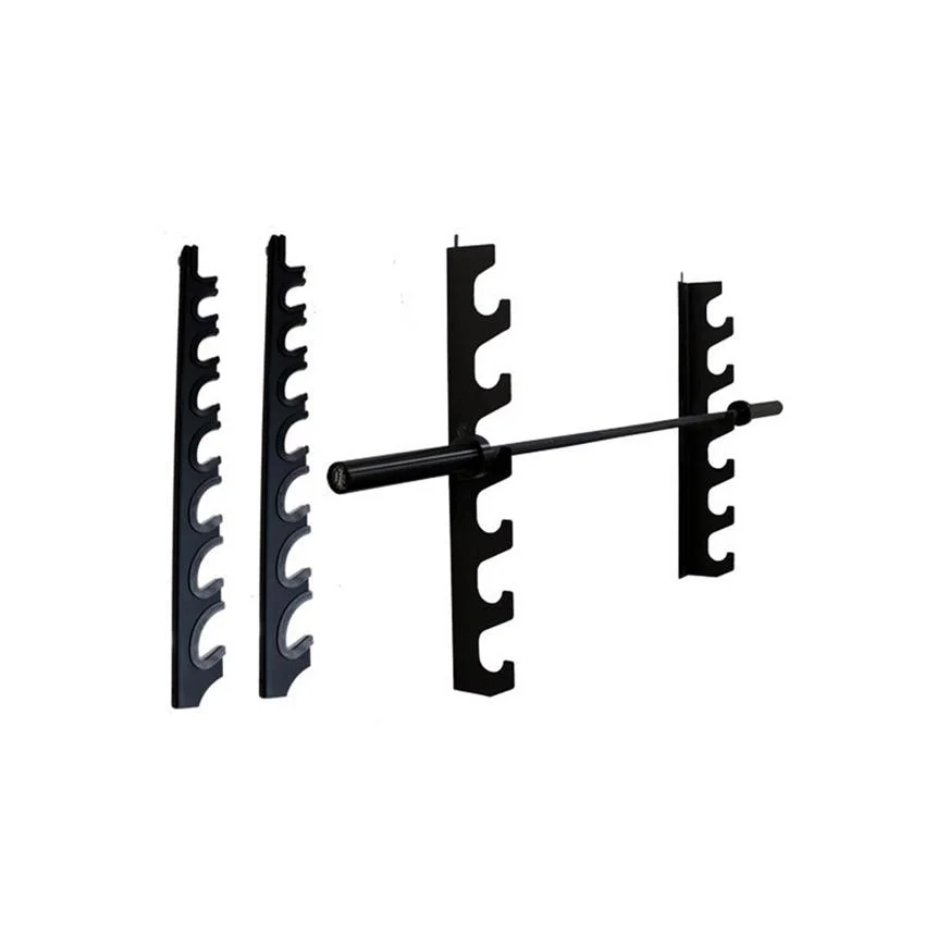 Gym Equipment Wall Mounted Barbell Storage Holder Wall Mounted Ob Barbell Bar Storage Rack Hanger