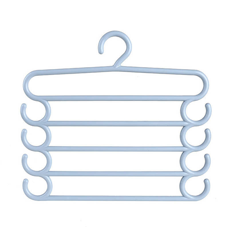 Plastic Hanger Five Layer Towel Hanging Clothes Hanging Rack