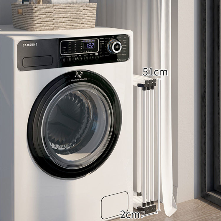 Sanipro Balcony Portable Metal and Plastic Heavy Duty Folding Clothing Dryer Laundry Hanger, Air Drying Rack for Clothes Towel