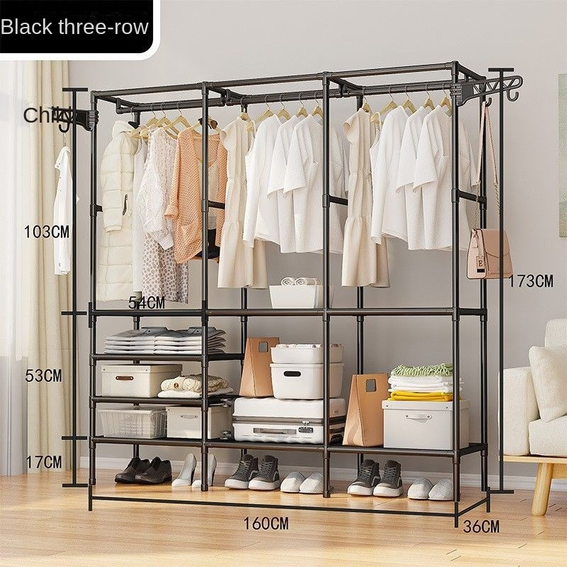 Simple Multi-Functional Clothes Rack Floor-Standing Clothes Rack Clothes Hanger