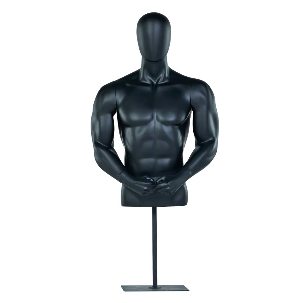 Good Quality Male Torso Sport Mannequin Half Body Strong Mannequin Wholesale Muscular Fiberglass Mannequins