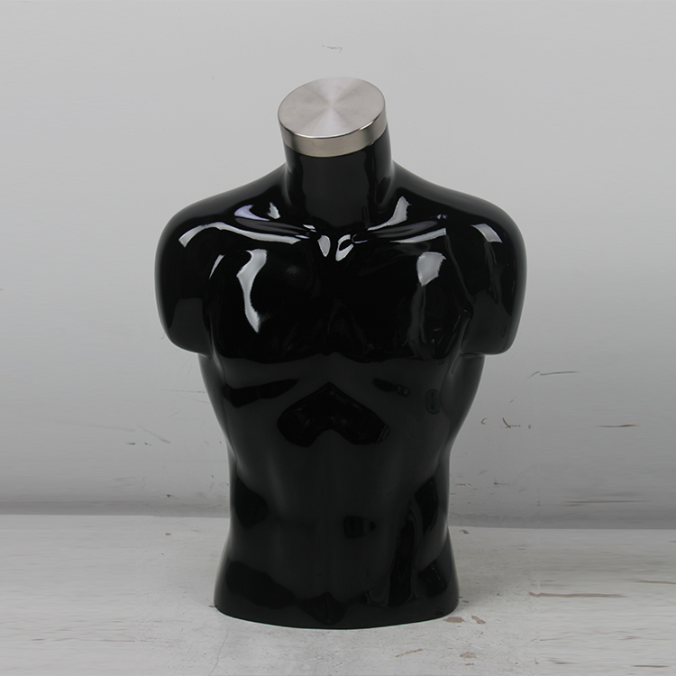 High Quality Fiberglass Headless Male Bust Muscle Half Body Mannequin Torso