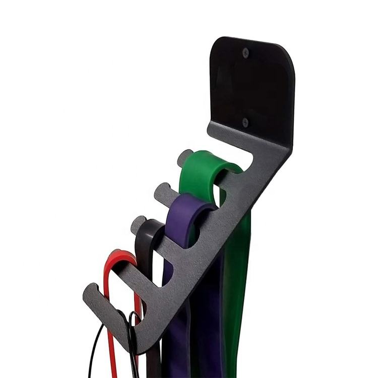 Heavy Duty Wall Mounted Resistance Band Rack Gym Equipment Storage Hanger
