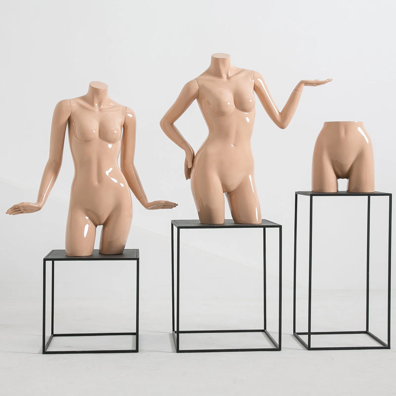 Realistic Skin Underwear Mannequin - Adjustable Female Model for Clothing Display &amp; Photography
