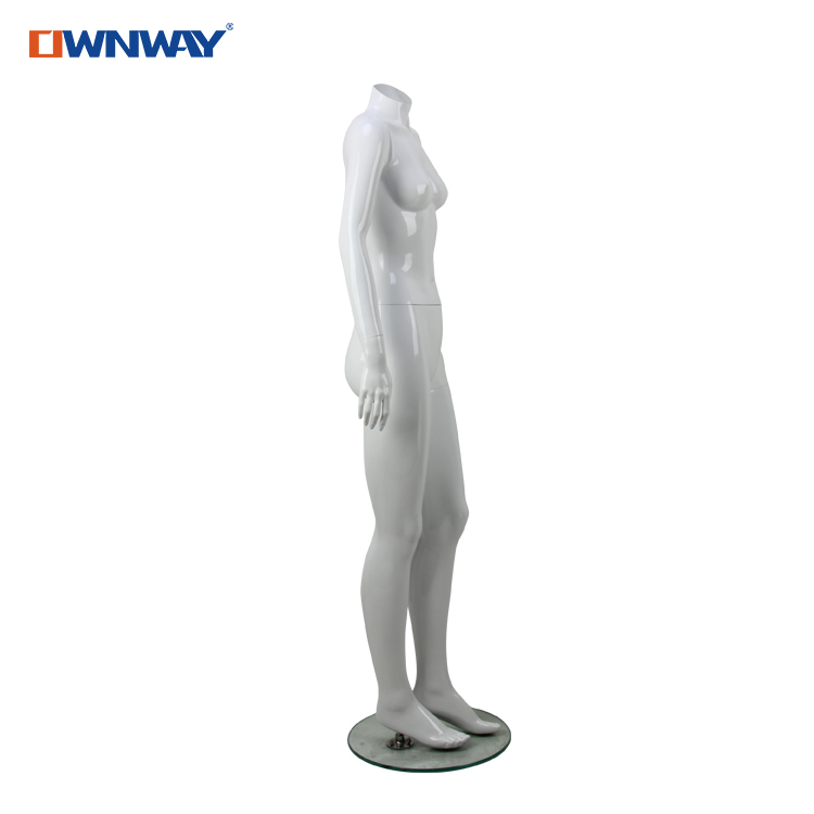 Fashion Female Window Display Headless Female Mannequin