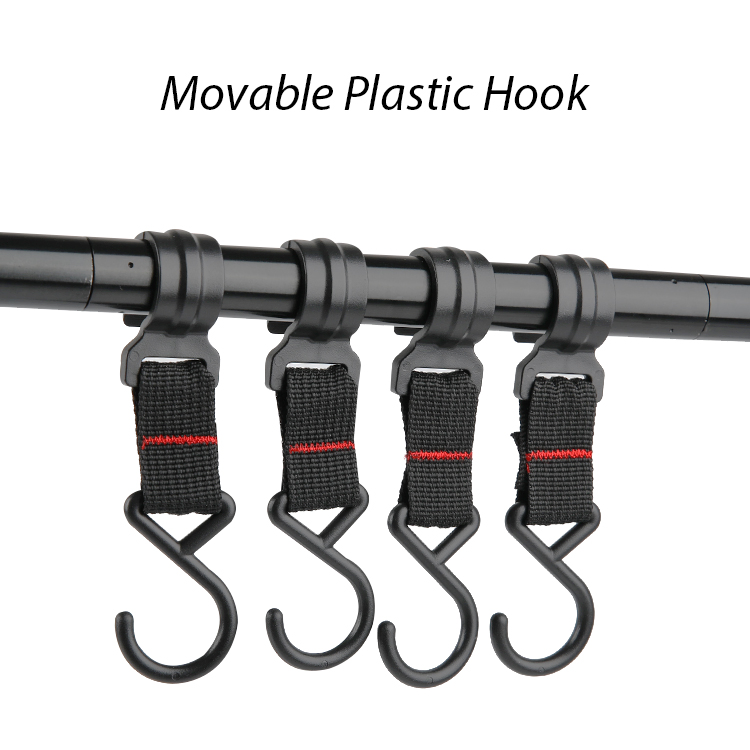 Outdoor Aluminum Alloy Hanging Rack Camping Portable Folding Hanger Picnic Storage Tripod