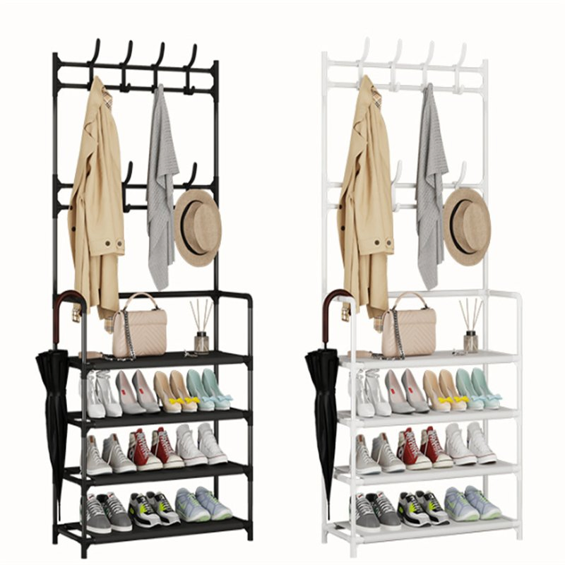 Rental House Hanging Clothes Rack, Multi-Layer Assembly, Household Multi-Purpose Clothes Rack