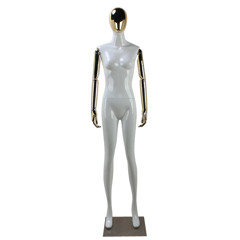 High Quality Golden Face Movable Joints Female Mannequin
