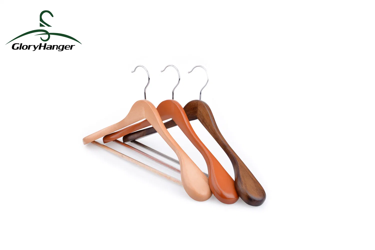 Painting Suit Wooden Deluxe Rack for Garment Shop