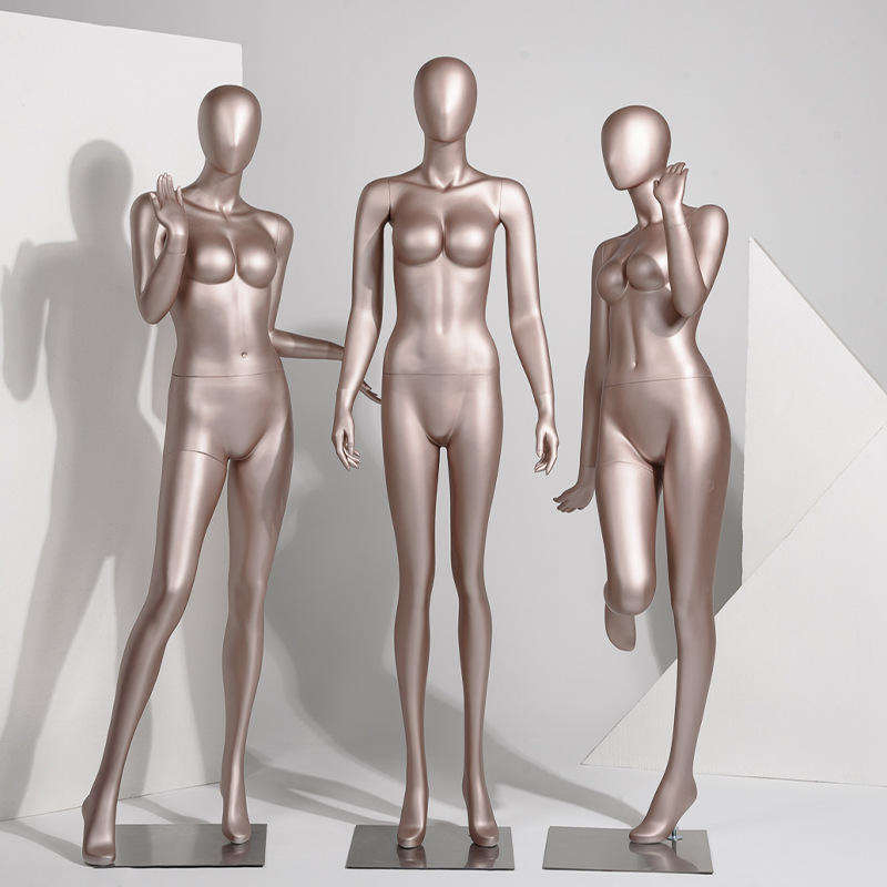Wholesale Full Body Female Mannequins Torso Champagne Muscle Women Dummy Manikin Stand/Sitting for Clothes Display