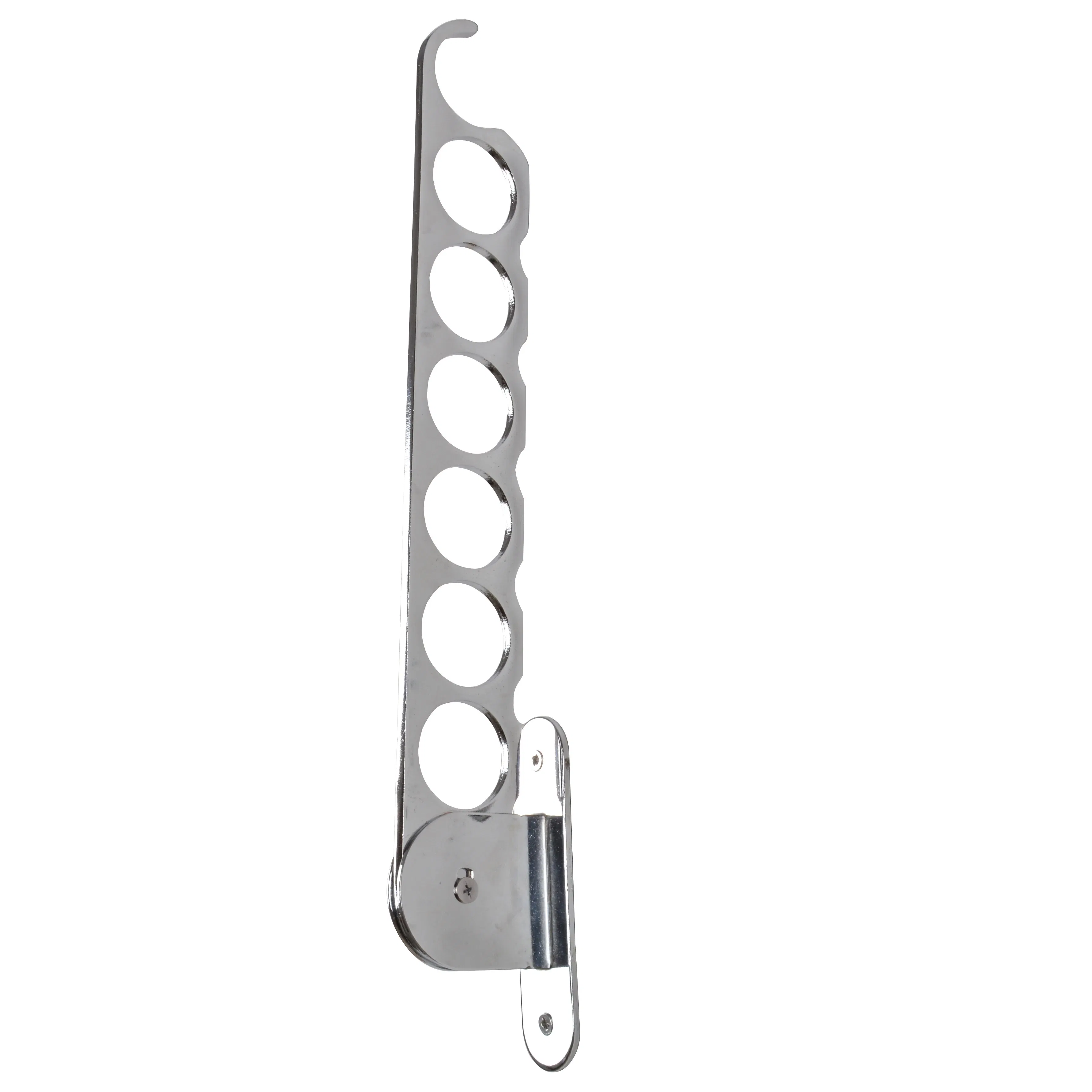 Wall Mounted Home Laundry Hanger Dryer Rack with 6 Hooks Clothes Racks for Hanging Clothes