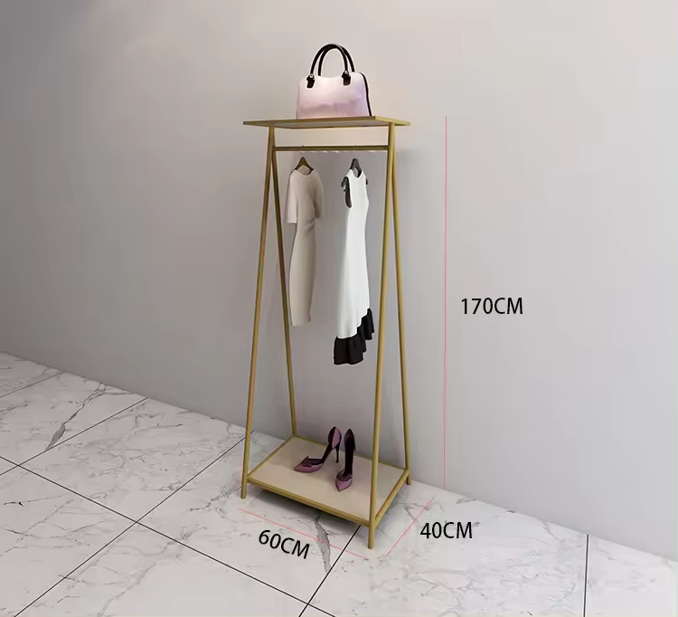 Clothing Display Rack Metal Boutique High-End New Clothes Hanger