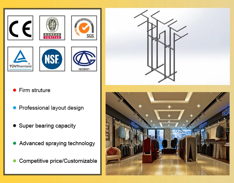 Retail Garment Display Hanger Rack