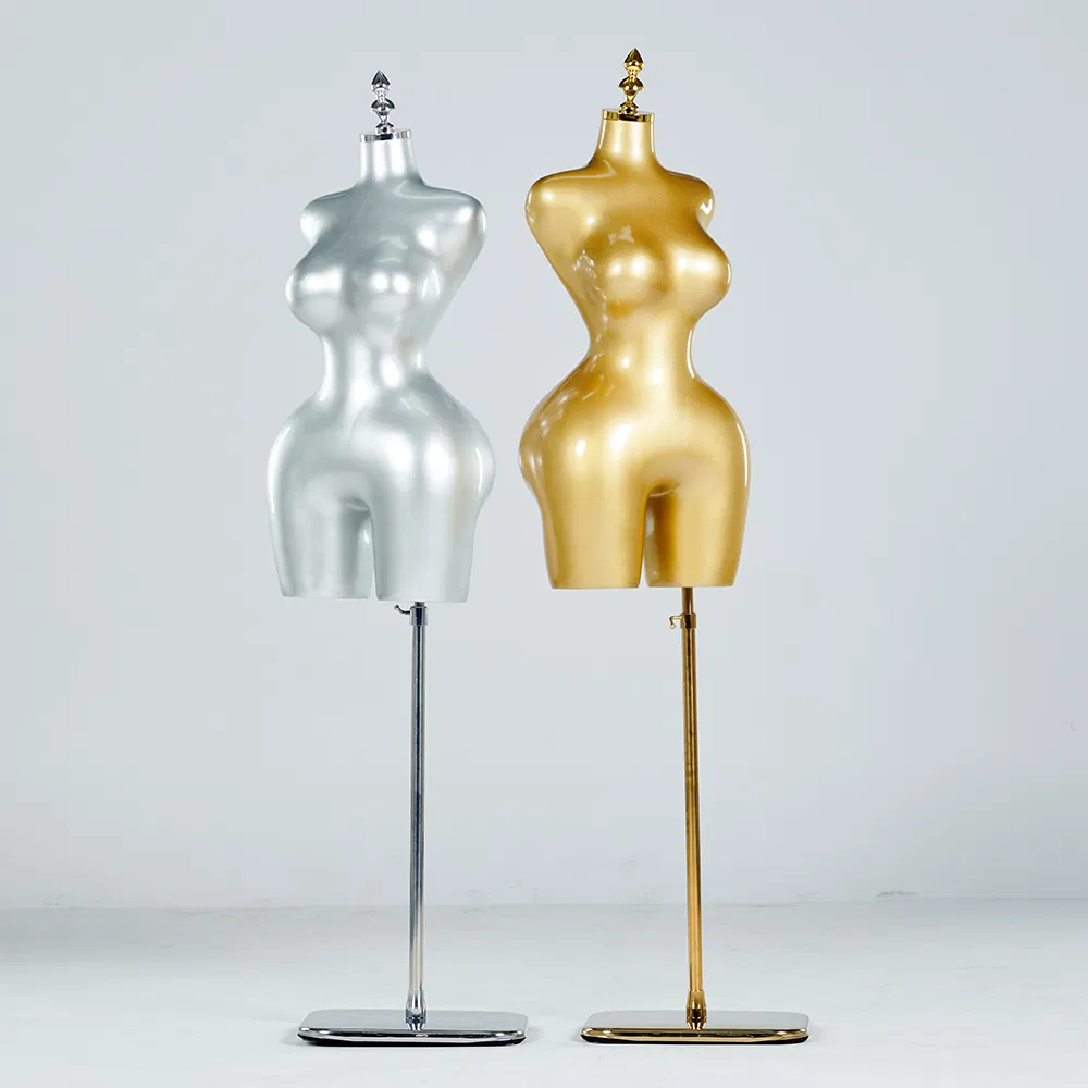 Curvy Bbl Half Body Fabric Big Bust Dress Form Women Mannequin Brazilian Female Mannequins