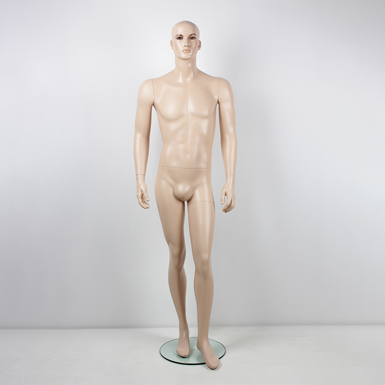 Wholesale Manufacturer Realistic Men Mannequin Display Fiberglass Plus Size Full Body Big Male Mannequin with Beard
