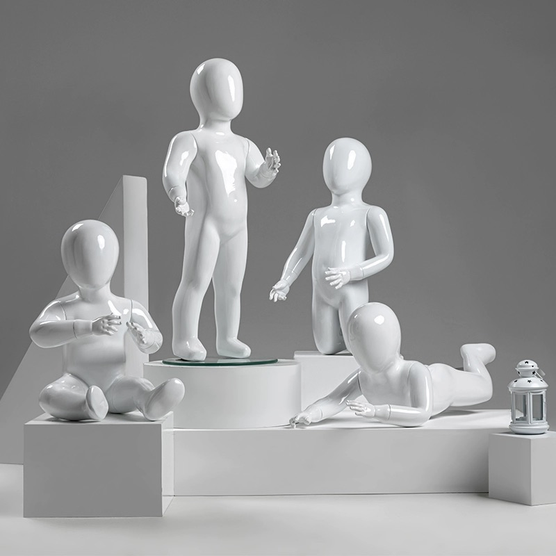 Full Body Wholesale Realistic Kids Mannequins White for Sale