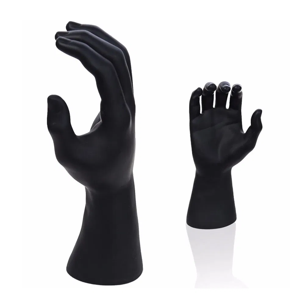 Gloves Display Magnetic Plastic Black Mannequin Hands for Sale