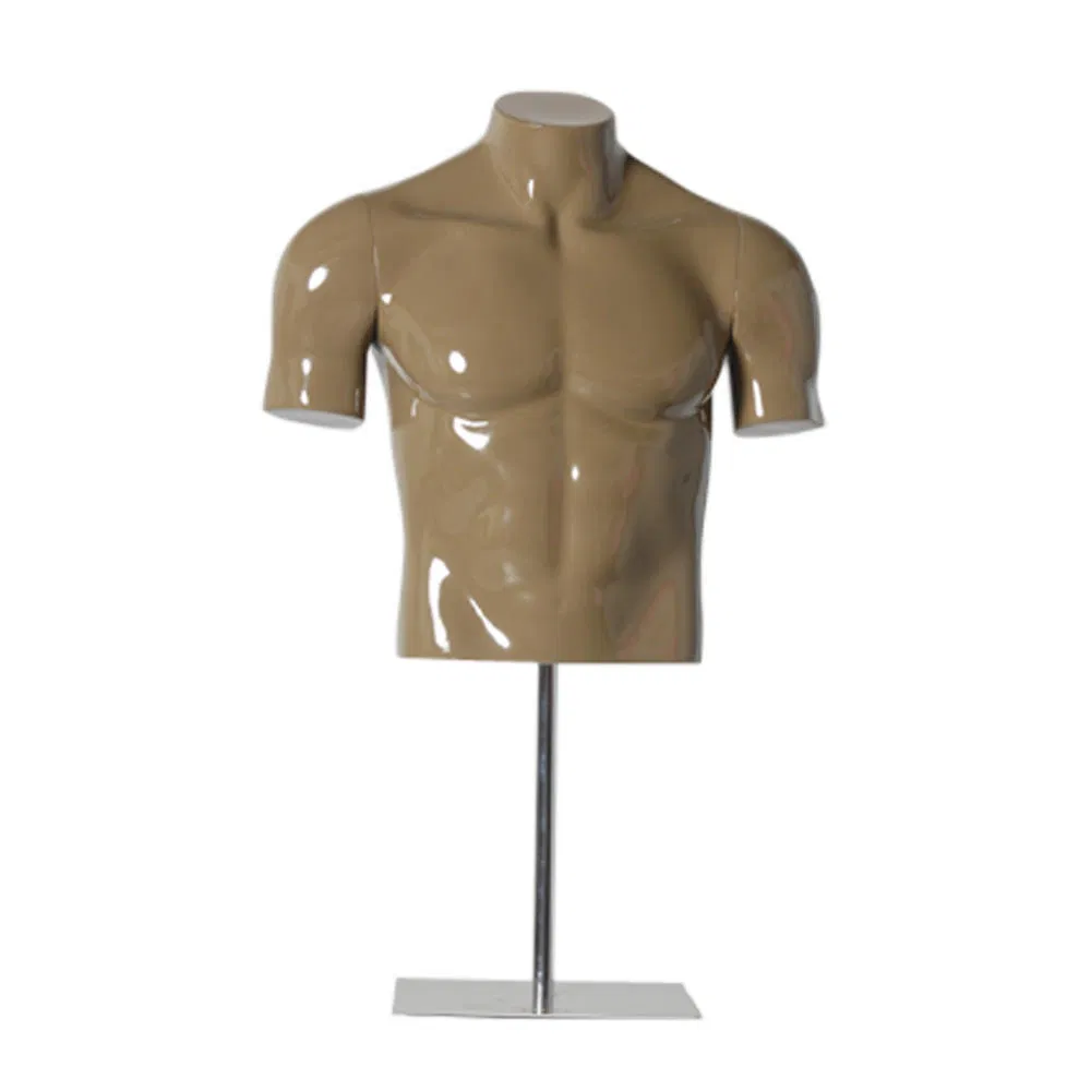 Sporting Muscular Male Half Body Mannequin Without Head and Arm