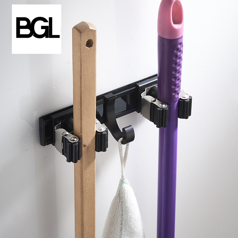 Factory Metal Mop Hanger Rack Wall Mounted Storage Mop Holder