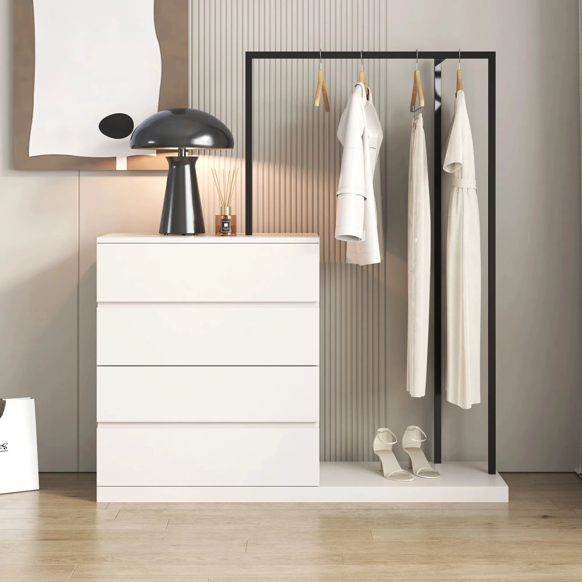 High Quality Garment Hanger Home Bedroom Furniture Clothes Display Coat Rack