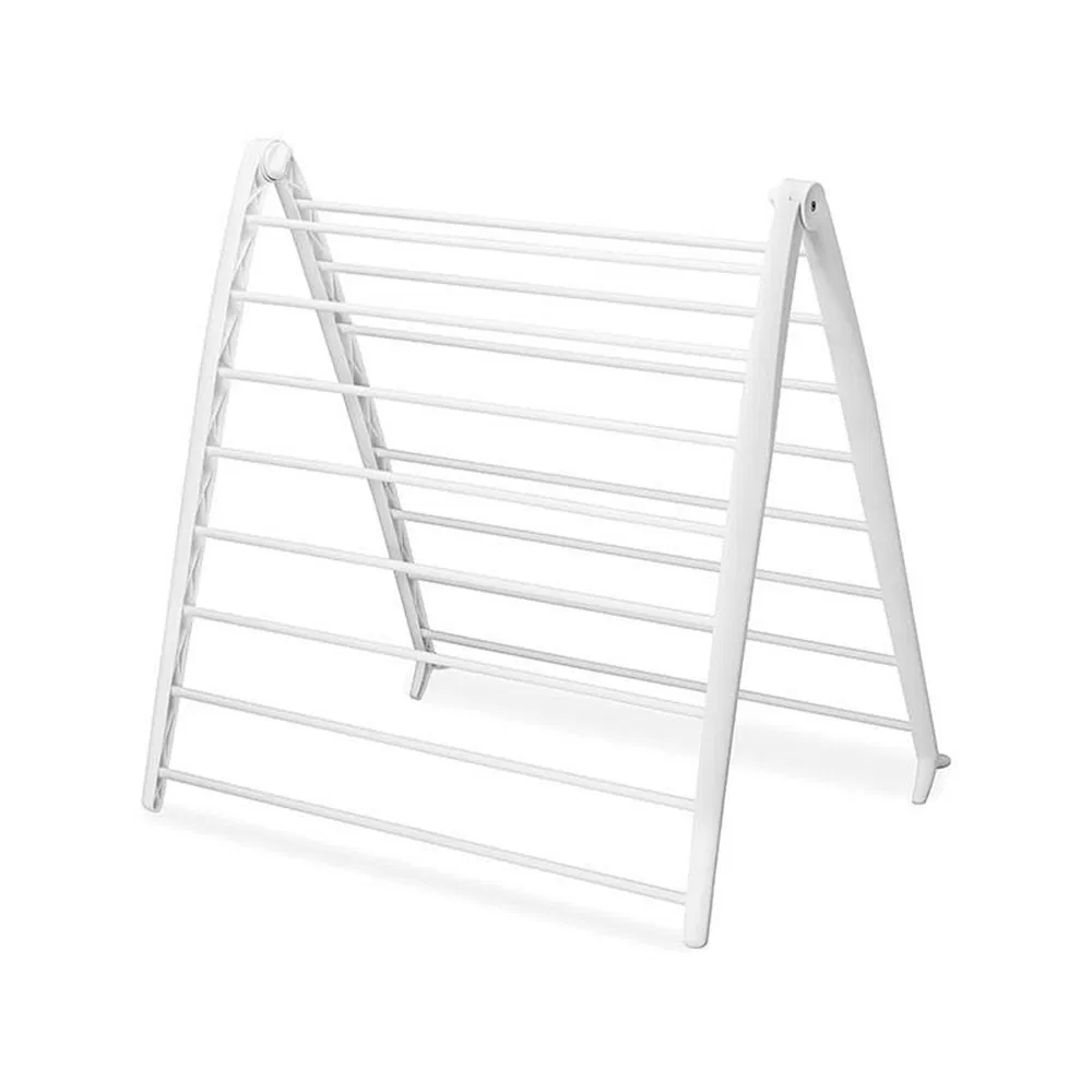 Hottest Selling Metal Clothes Drying Airer Racks in White/Grey with Multi-Layer and Non-Slip Foot Pads for Bathroom/Balcony/Outdoor&Indoor/Laundry/Home Use