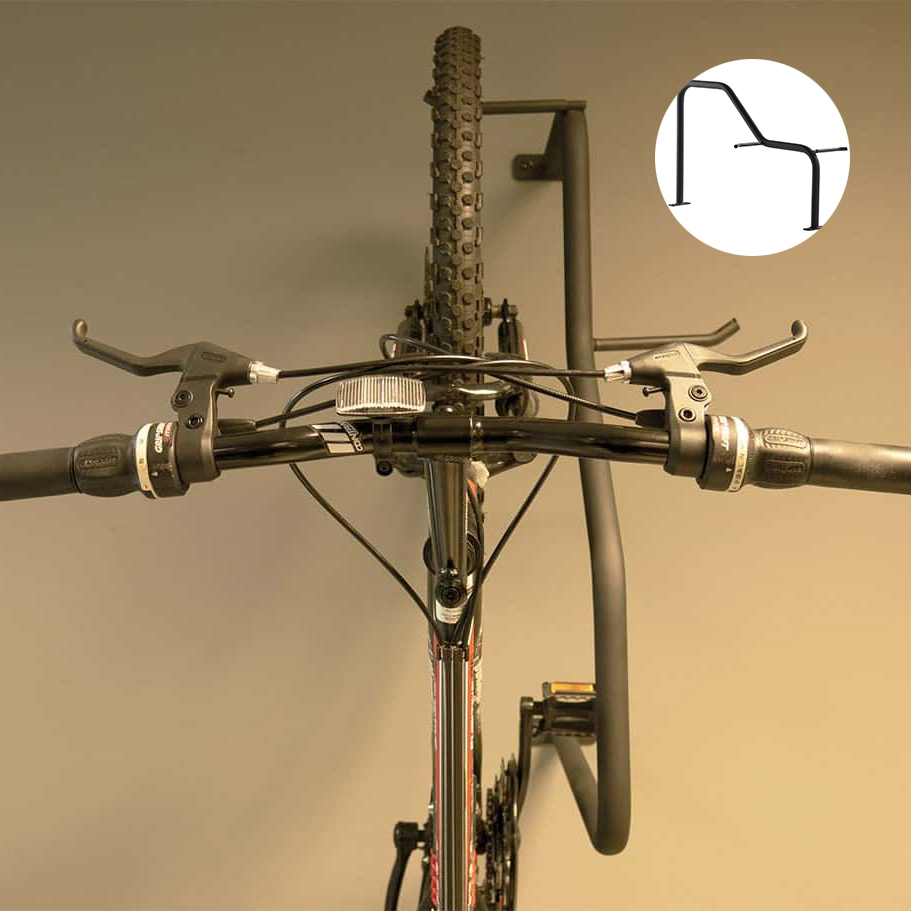 Vertical Parking System Wall Mounted Display Bike Hanger Rack