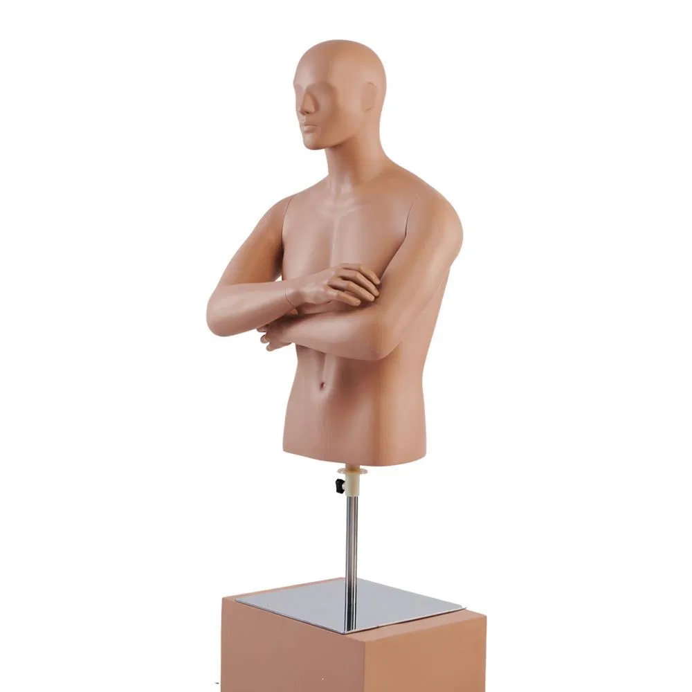 Custom Lifelike Male Half Body Mannequin Men Model Display for Sale