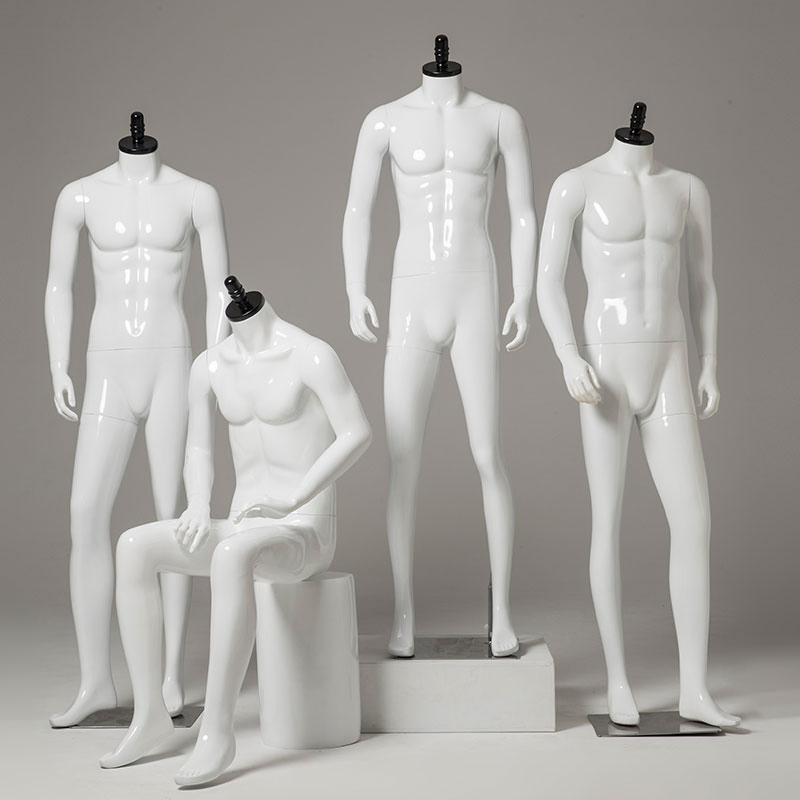 Cheap Half-Body Male Mannequin Fiberglass Male Virtual Model