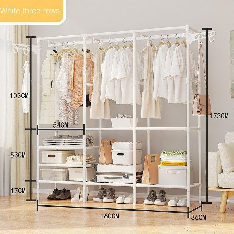 Simple Multi-Functional Clothes Rack Floor-Standing Clothes Rack Clothes Hanger