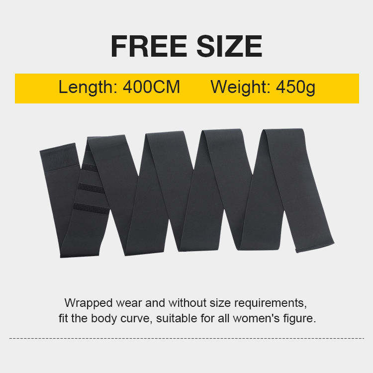Corset Waist Trainer Support for Women Bandage Wrap Sauna Belt Long Torso Tummy Wraps Belly Body Shaper Waist Trimmer Belt