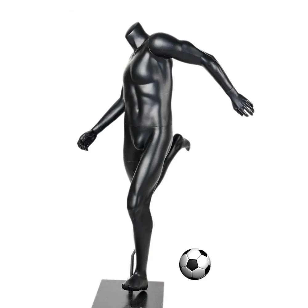 Good Quality Headless Male Football Mannequin Football Player Sportswear Display Dummy Sport Mannequin Soccer