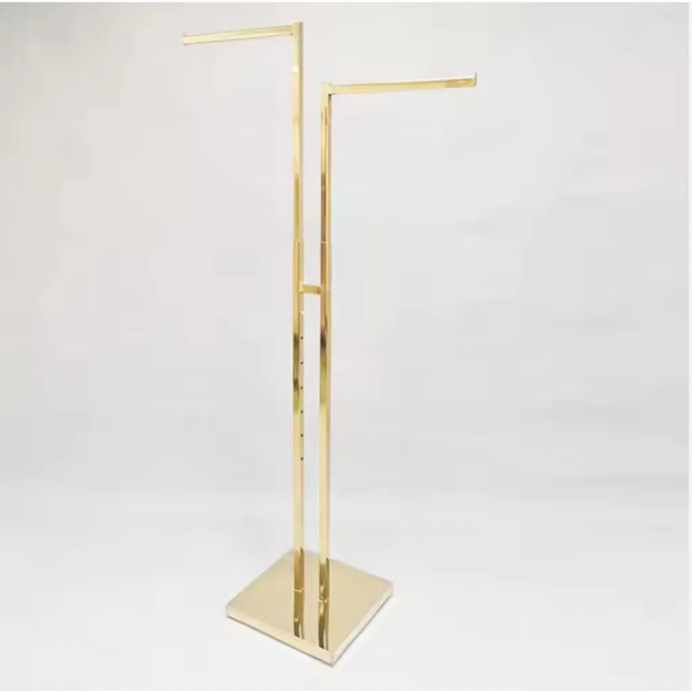 High Service Life Display Rack with Multiple Styles in Glossy Black/White/Golden/Silver with Adjustable Height Made of Iron/Steel for Boutique/Houseware