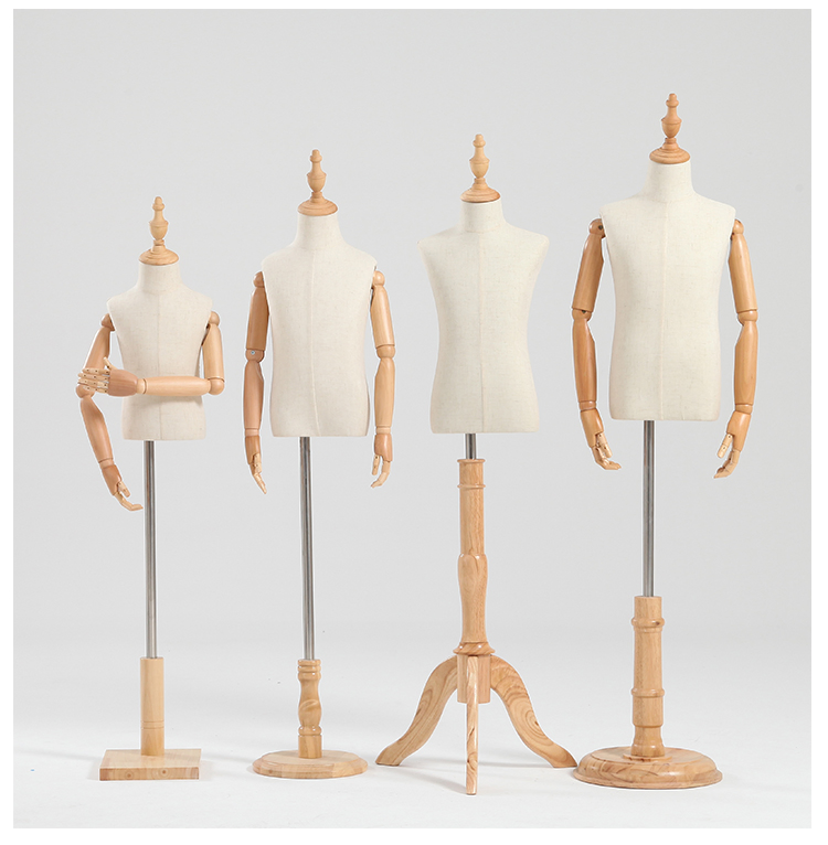 Children's Window Linen Mannequins Boy and Girl Dummies Kids Mannequin