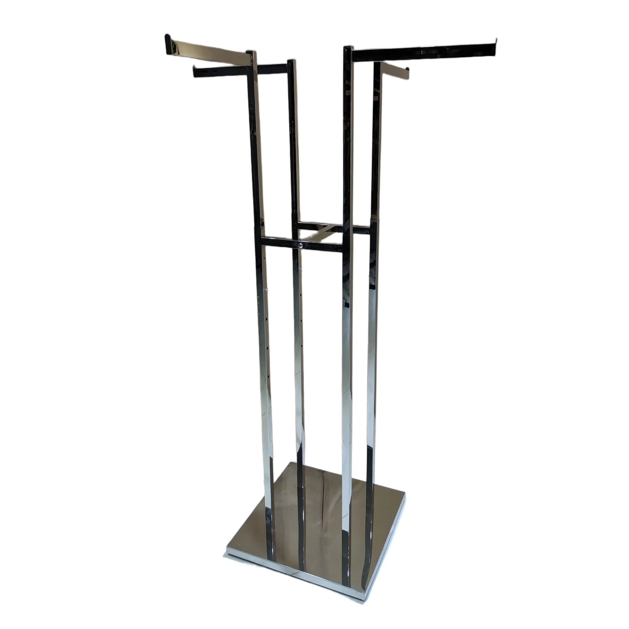 Standing Coat Rack with Marble Base Heavy Duty Clothes Hanger Rack for Shop