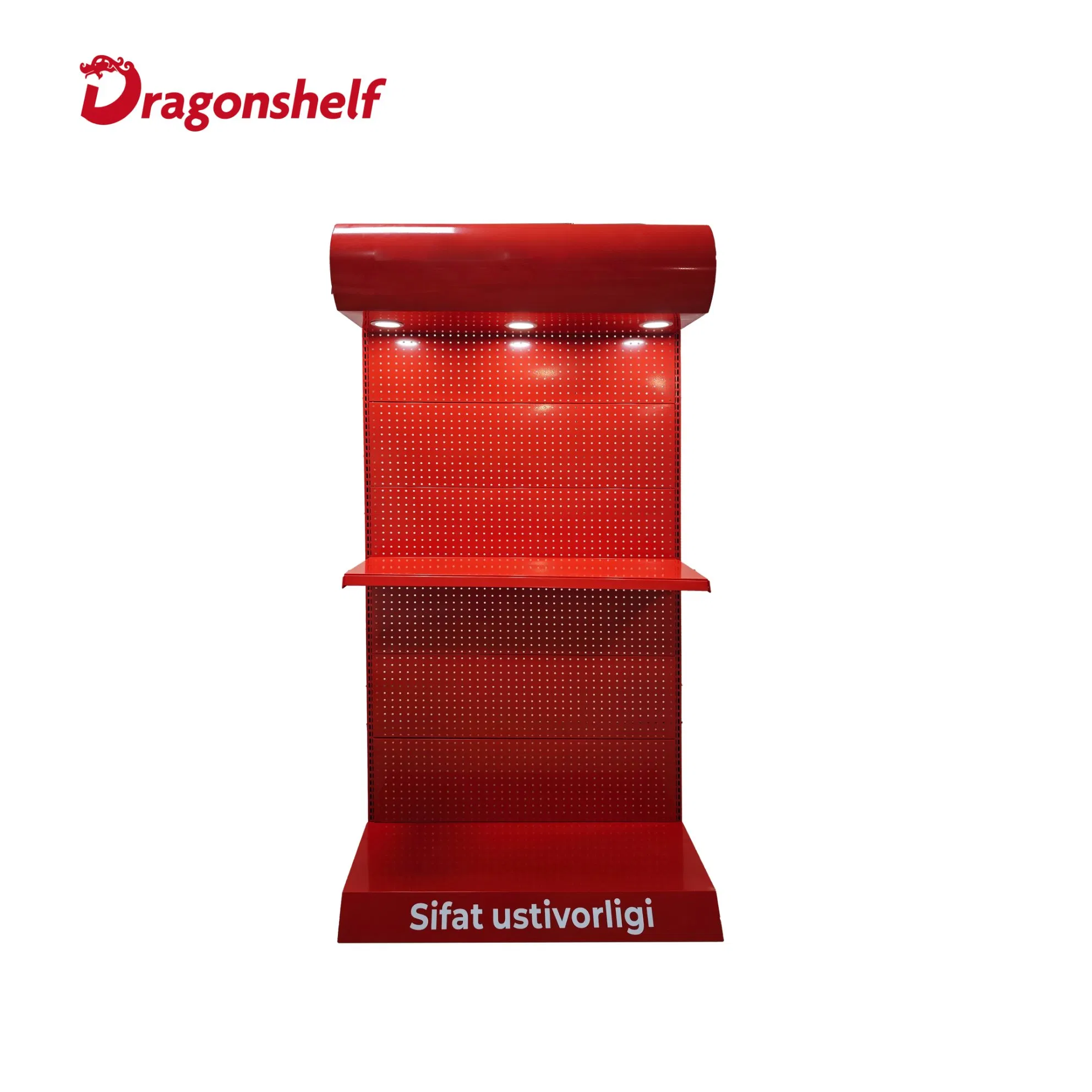 Customized Metal Pegboard Tools Accessory Hanger Display Rack for Hardware Retail Store