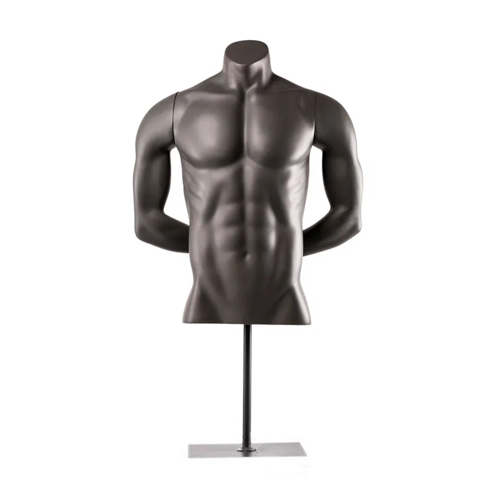 Arms Back Used Torso Mannequin Male Half Body
