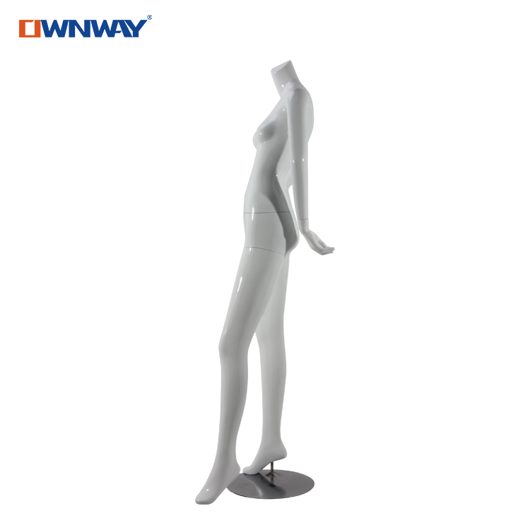 Fashion Female Window Display Headless Female Mannequin