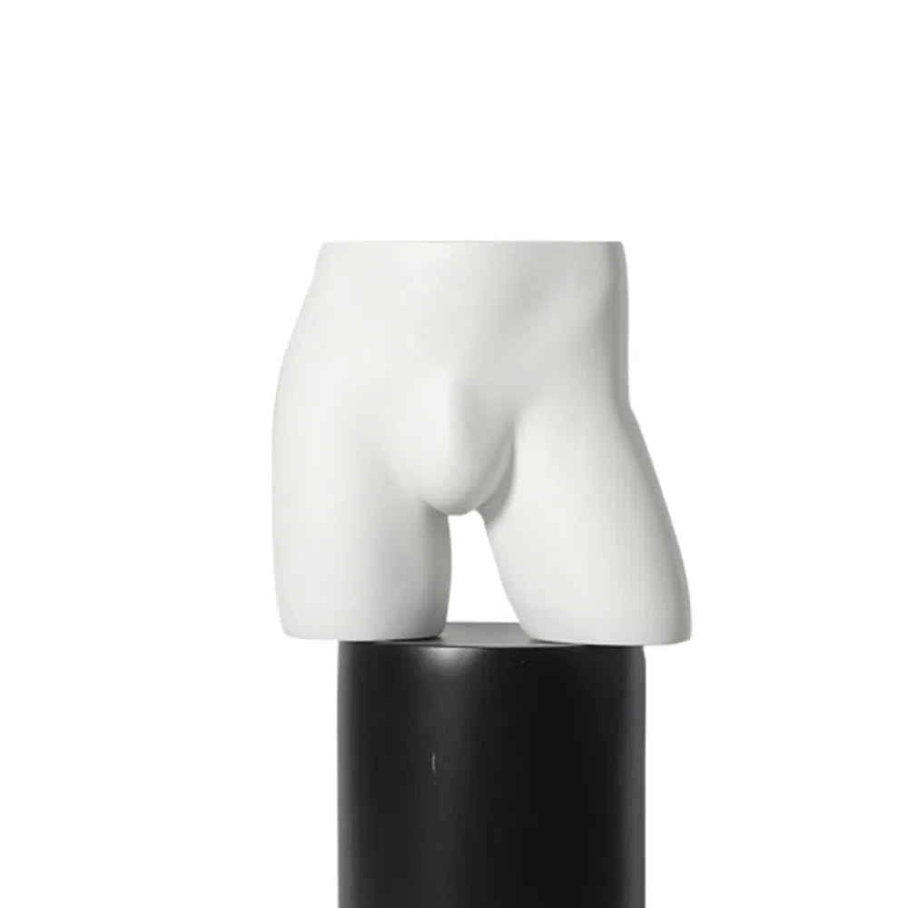 High Quality Fiberglass Male Mannequin with Butt Feature Hip Body Torso
