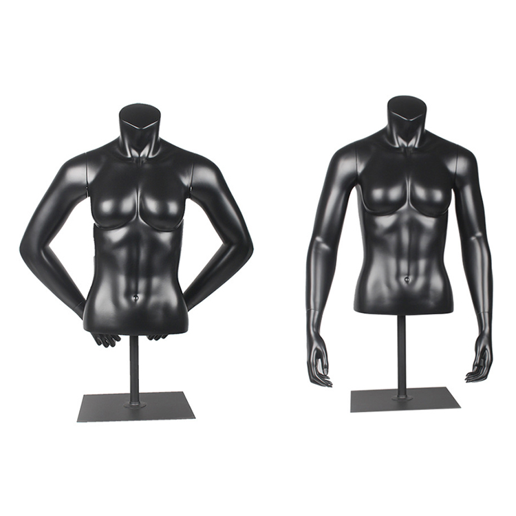 High Quality Upper Body Mannequin Sports Man Headless Upper Half Body Male Torso Mannequin