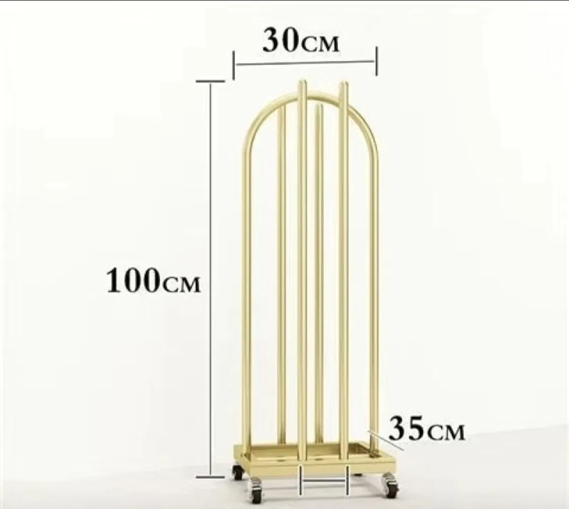 Custom Modern Floor Stainless Steel Store Fixture Clothing Luxury Display Stand Home Clothes Hanger Display Rack