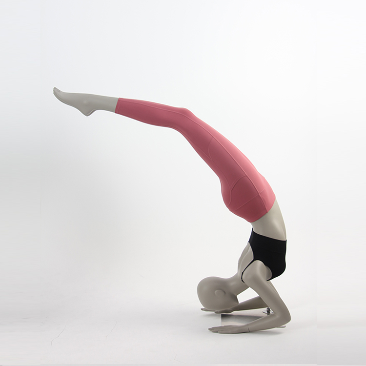 New Fashion Fiberglass Full Body Female Mannequin Headstand Yoga Display Mannequin