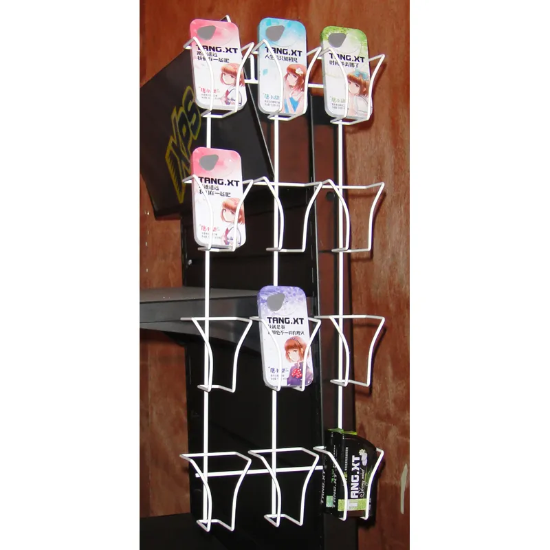 Metal wire counter candy display rack