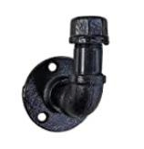 Industrial Style Bathrobe Towel Hooks Wall Mounted Metal Iron Pipe Hanger Coat Racks Bag Rack for Home Decoration