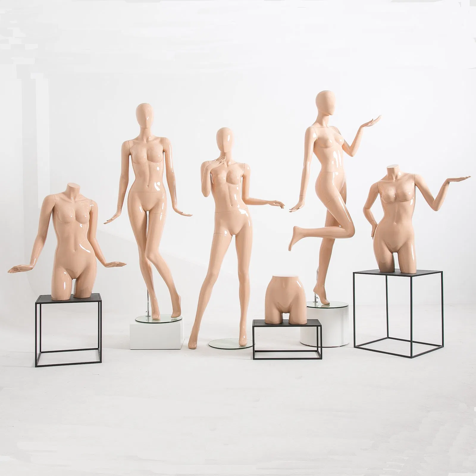 Realistic Skin Underwear Mannequin - Adjustable Female Model for Clothing Display &amp; Photography