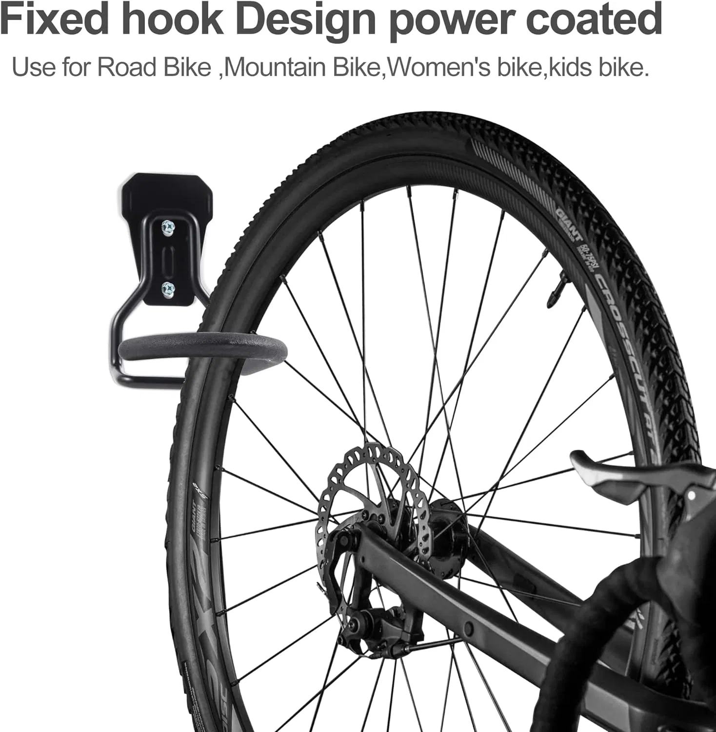 Bike Hanger Rack, Heavy Duty Hooks Wall Mount Bicycle Rack Holder