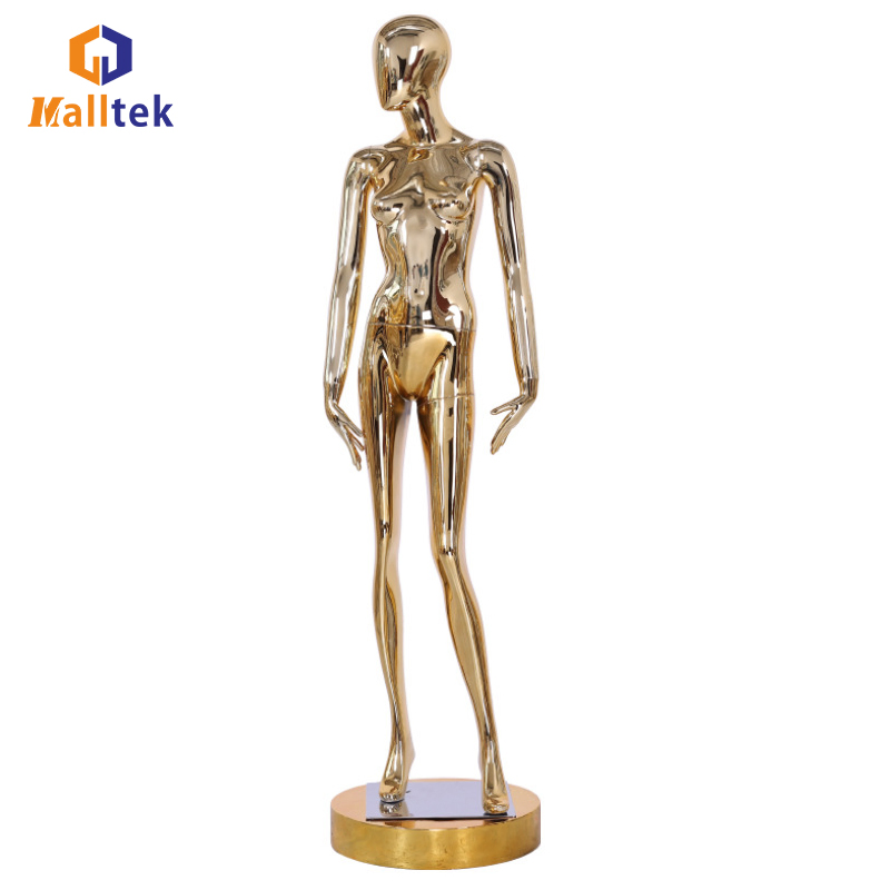 Fashion Full Body Female Fiberglass Mannequin Standing Posing Mannequin